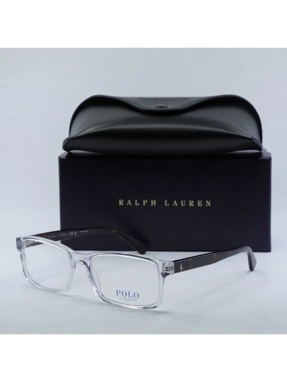 Polo Ralph Lauren PH2123 5331 Rectangle Eyeglasses 58mm - Crystal / Havana